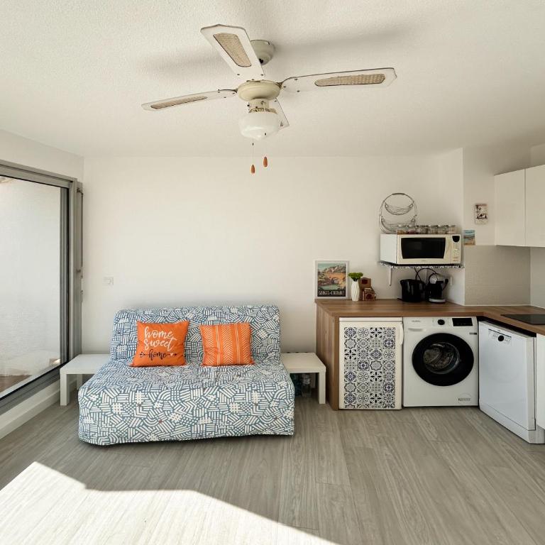 Pacific - studio avec terrasse parking et clim - Appartamento con 1 Camera da Letto - 9