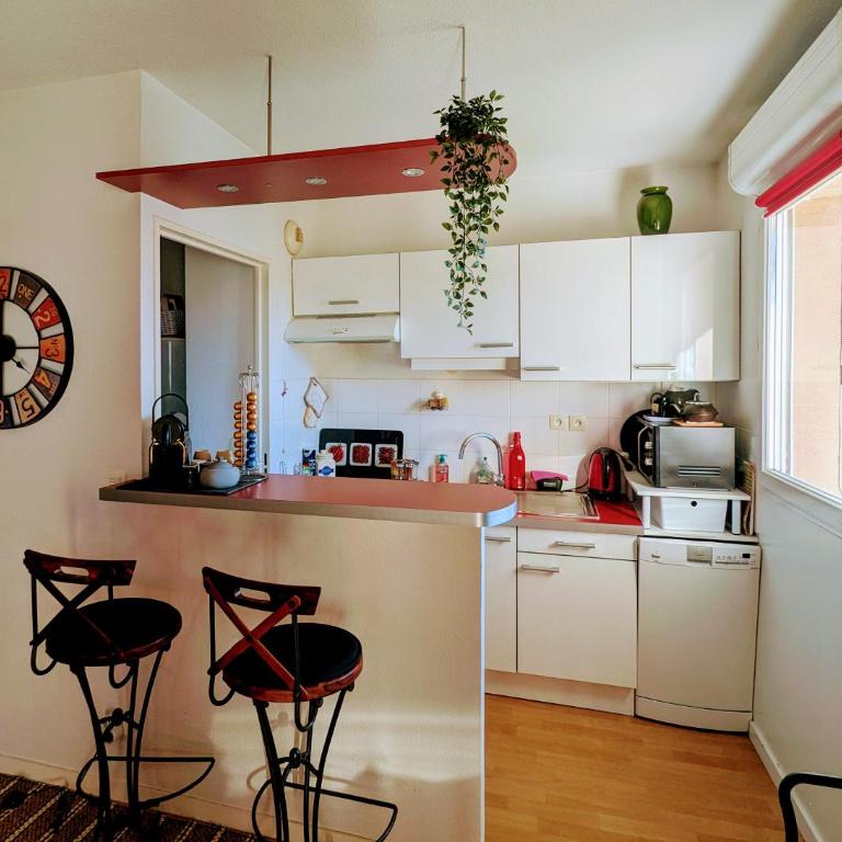 Refuge du pilote, Vue parc, Parking, Thermes 10 min - Appartamento con 1 Camera da Letto - 3