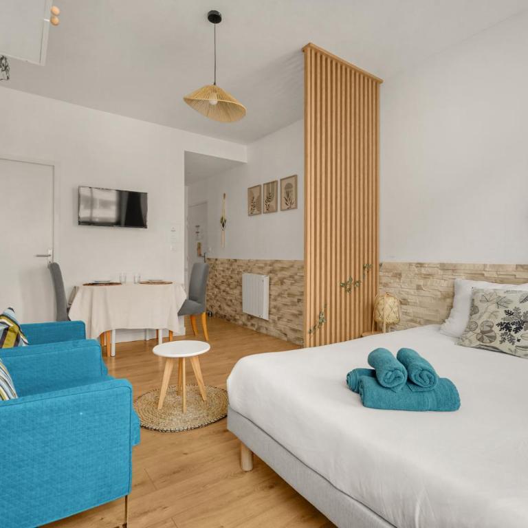 Le Bohème Chic - Studio Cosy - Métro & Gare - Appartement 1 Chambre - 16