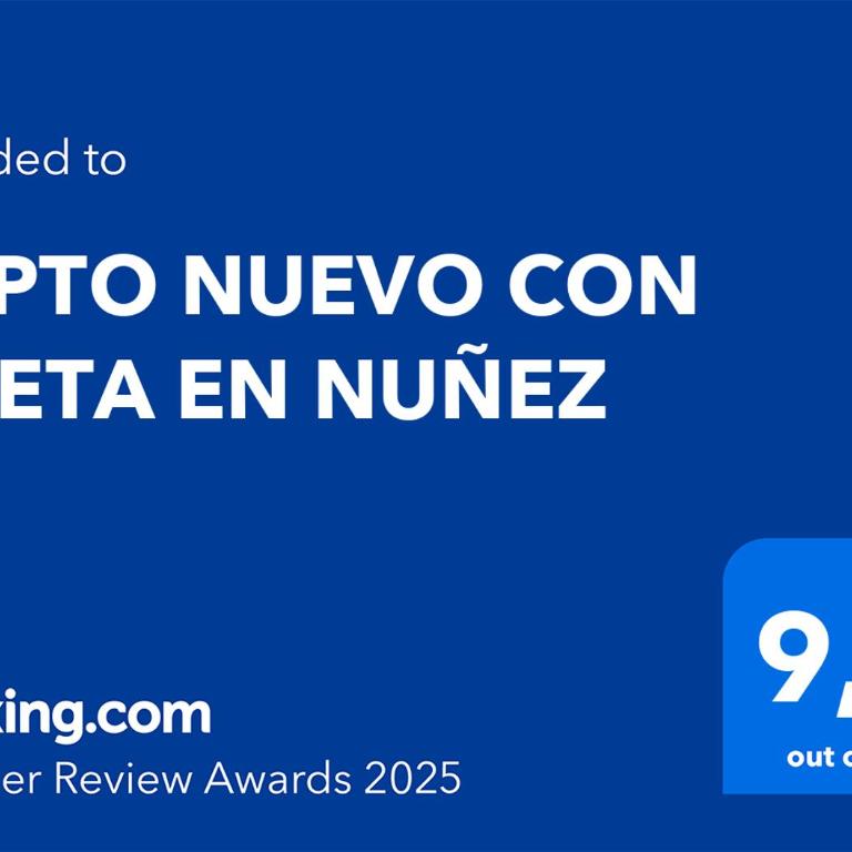 DEPTO NUEVO CON PILETA EN NUÑEZ - Apartamento de 1 dormitorio - 5
