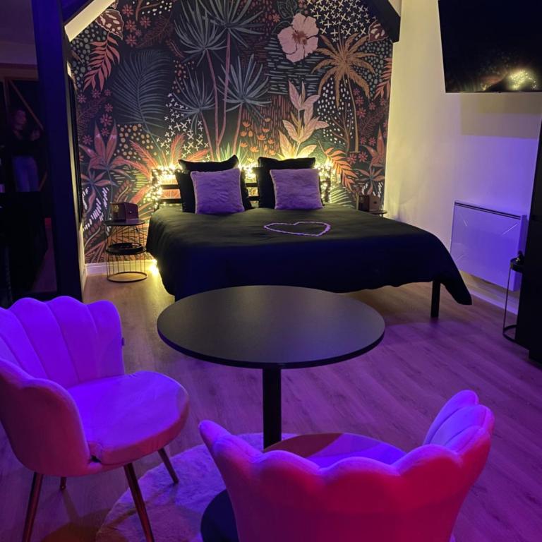 Love room Spa "Trésor des Anges" - Studio with Spa Bath - 8