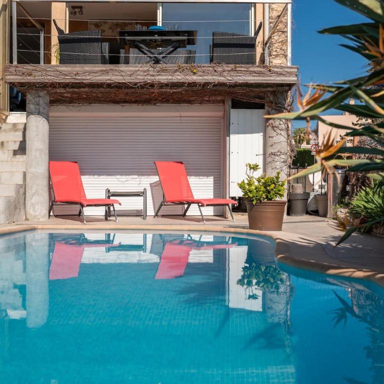 Bas de villa plus piscine Vue époustouflante - Villa 2 Chambres - 13