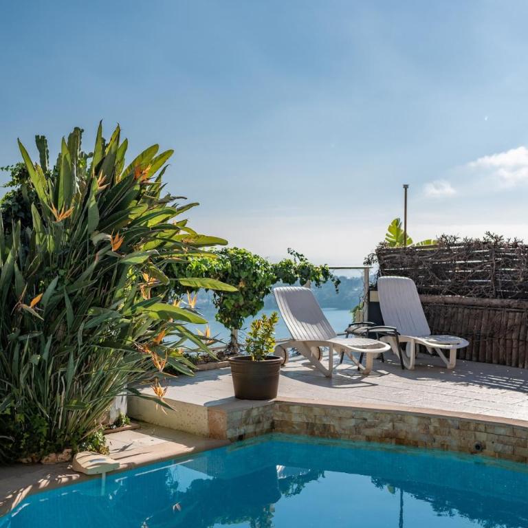 Bas de villa plus piscine Vue époustouflante - Villa 2 Chambres - 46