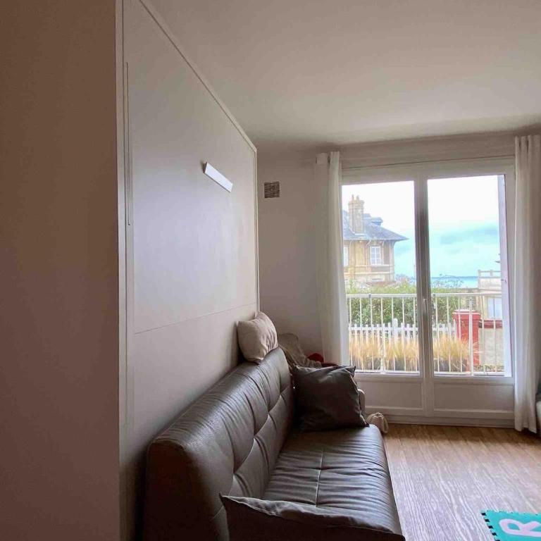 Vue mer, balcon, 50m plage & village, au calme - centre ville historique, 2P pour 4 maximum - Appartement 1 Chambre - 5