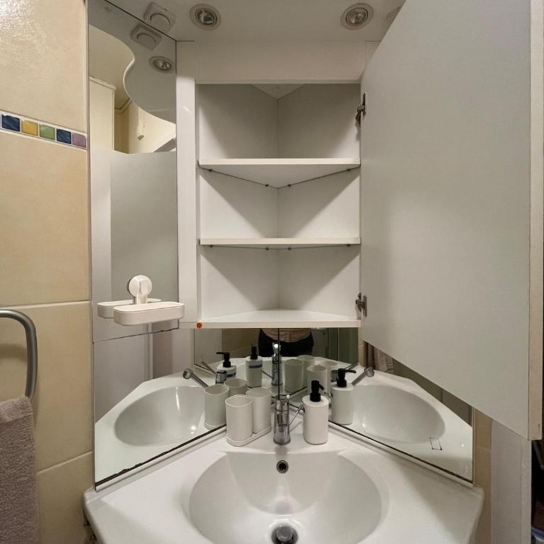 Vue mer, balcon, 50m plage & village, au calme - centre ville historique, 2P pour 4 maximum - Appartement 1 Chambre - 24