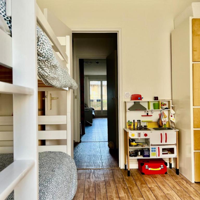 Vue mer, balcon, 50m plage & village, au calme - centre ville historique, 2P pour 4 maximum - Appartement 1 Chambre - 7