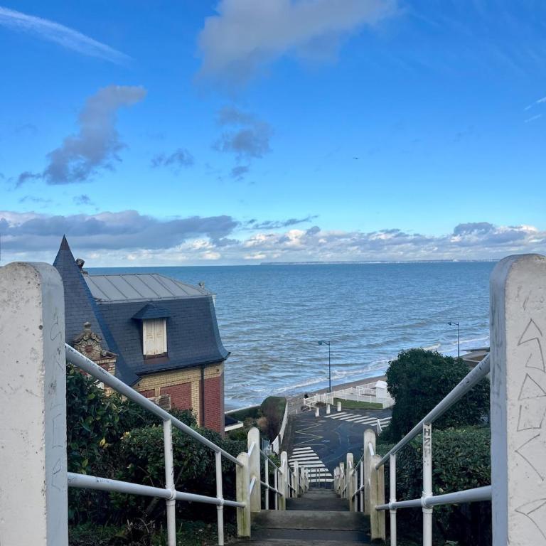 Vue mer, balcon, 50m plage & village, au calme - centre ville historique, 2P pour 4 maximum - Appartement 1 Chambre - 52