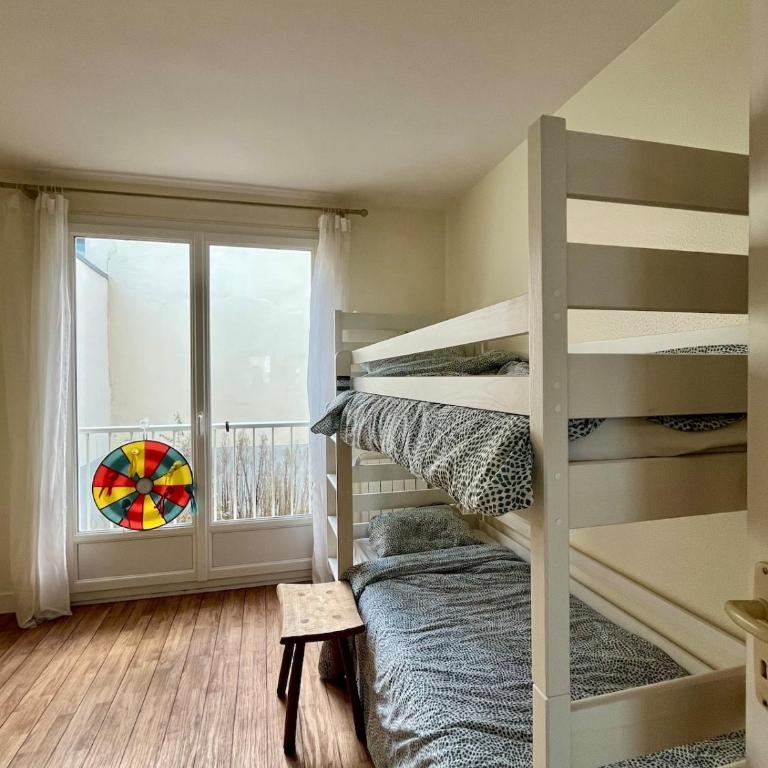 Vue mer, balcon, 50m plage & village, au calme - centre ville historique, 2P pour 4 maximum - Appartement 1 Chambre - 36