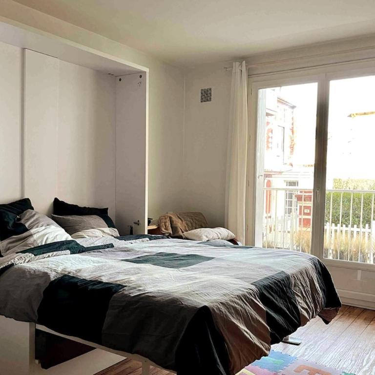 Vue mer, balcon, 50m plage & village, au calme - centre ville historique, 2P pour 4 maximum - Appartement 1 Chambre - 41
