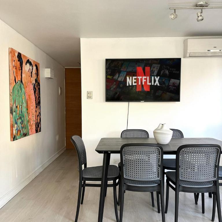 Terraza, Jardín y Diseño a pasos del Costanera Center - Apartamento de 2 dormitorios con balcón y terraza - 16