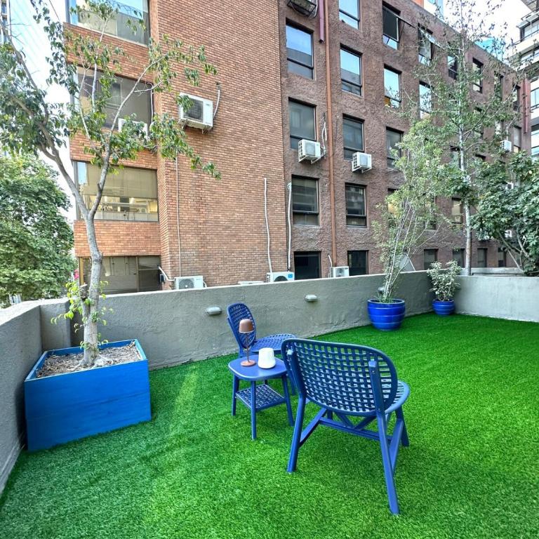 Terraza, Jardín y Diseño a pasos del Costanera Center - Apartamento de 2 dormitorios con balcón y terraza - 22