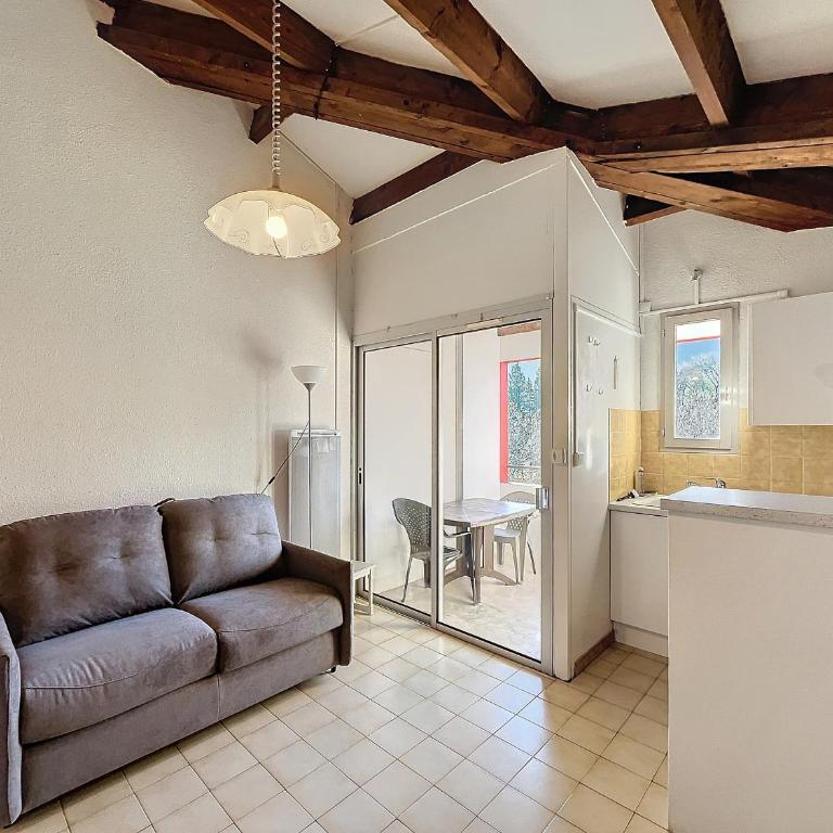 Bel F2 avec terrasse à 650m des Thermes de Lamalou, animaux acceptés, WIFI, proche golf et randonnées - Appartement 1 Chambre - 3