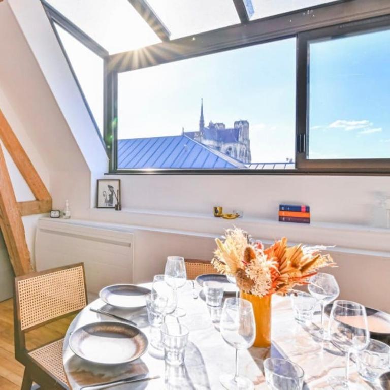 Appartement centre-ville Reims vue Cathédrale - Appartamento con 3 Camere da Letto - 3