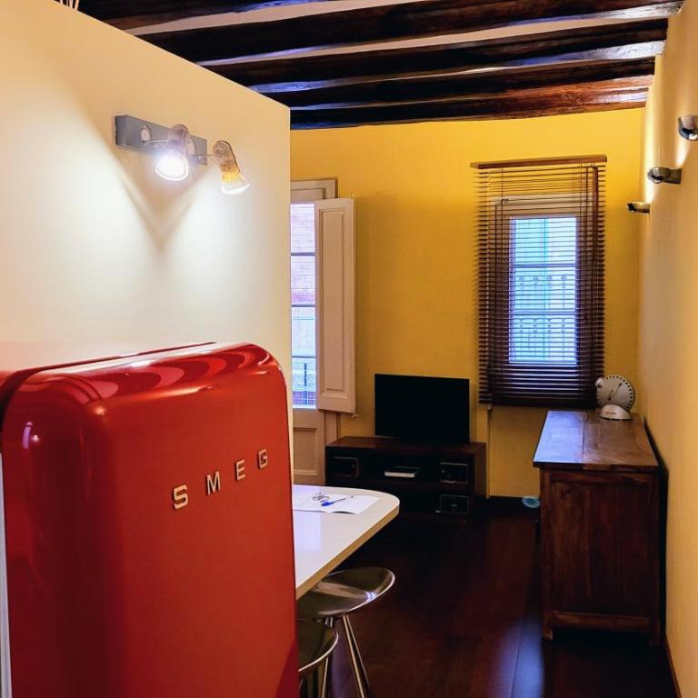 Apartment Ramblas Plaza Catalunya -Wi-Fi 300 Mbps - Apartamento Estudio - 1 cama doble - 35