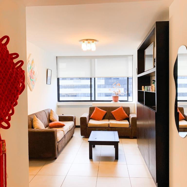 Suite vista al rio desde piso alto parking - One-Bedroom Apartment with River View - 2