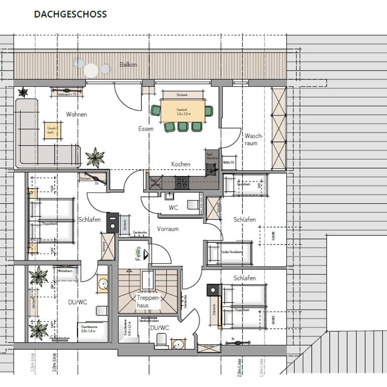 Sellboden - Apartment mit 3 Schlafzimmern und Balkon - 18
