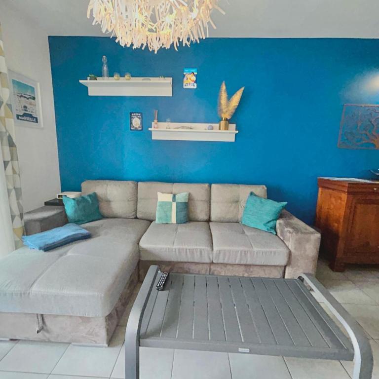 Le 13OR - Appartement de charme en plein centre ville avec parking et jolie terrasse - Panier Joliette Vieux Port - Appartement 2 Chambres - 8