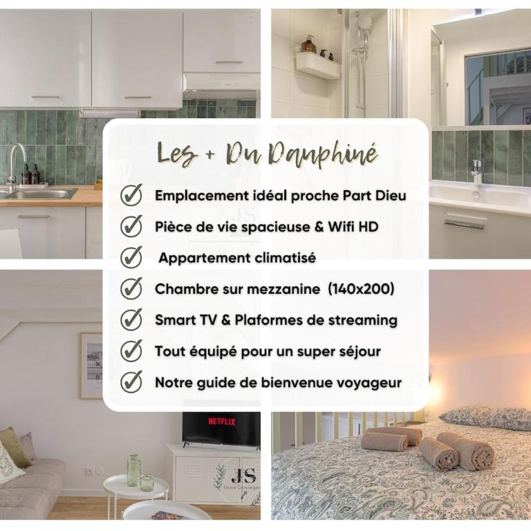 Le Dauphiné studio climatisé - Appartement 1 Chambre - 3