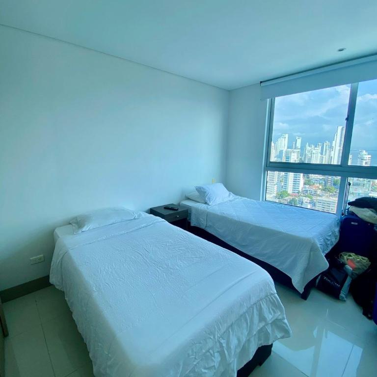 2P1-AL APARTAMENTO DE 2 ALCOBAS FRENTE AL MAR CON AIRE ACONDICIONADO Y WIFi - Apartamento de 2 dormitorios - 9