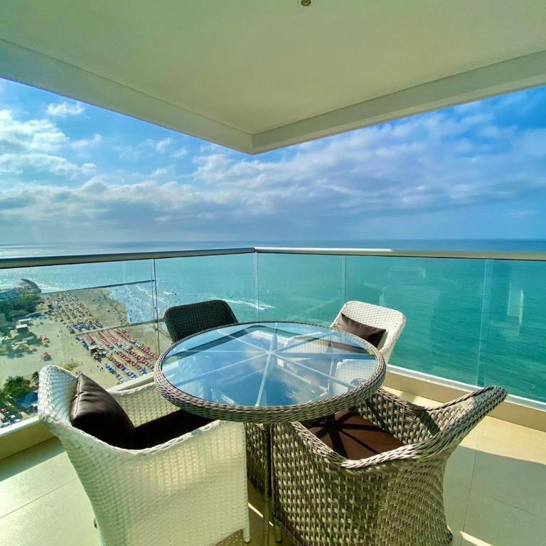 2P1-AL APARTAMENTO DE 2 ALCOBAS FRENTE AL MAR CON AIRE ACONDICIONADO Y WIFi - Apartamento de 2 dormitorios - 1