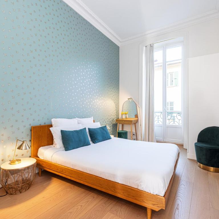 REGINA - Somptueux 3 pièces - carré d'or Menton - vue mer - Two-Bedroom Apartment - 5