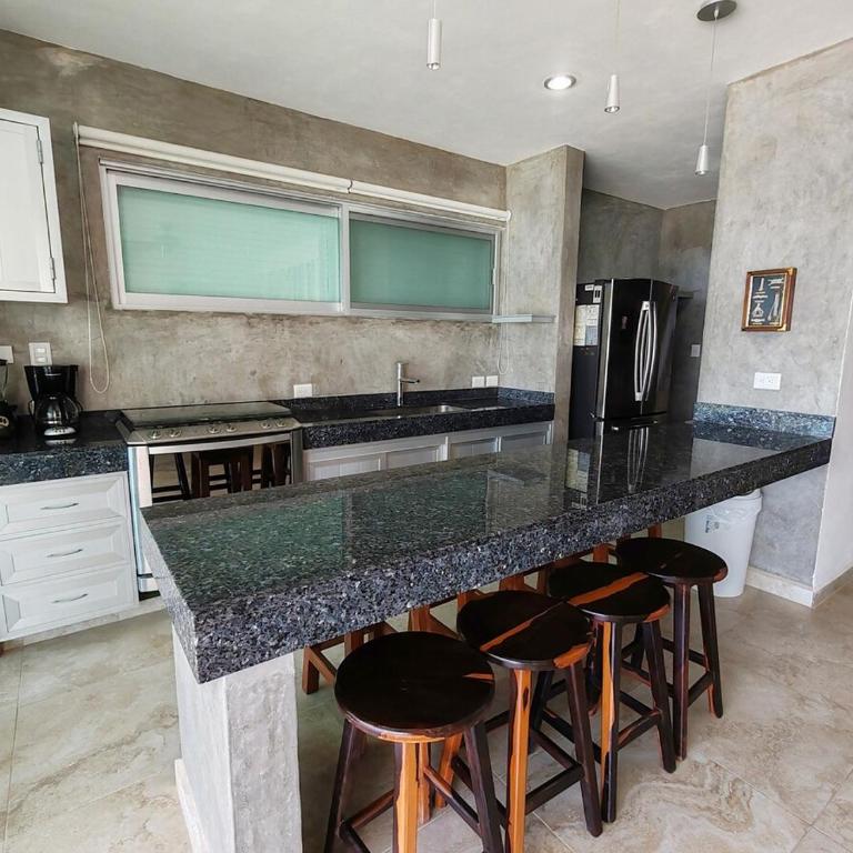 Casa Paloma Oceanfront House at Puerto Morelos - Three-Bedroom House - 12