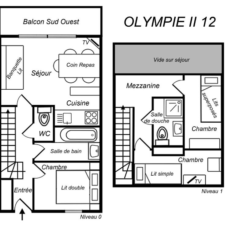 Residence Olympie II - Apartment mit 3 Schlafzimmern - 4