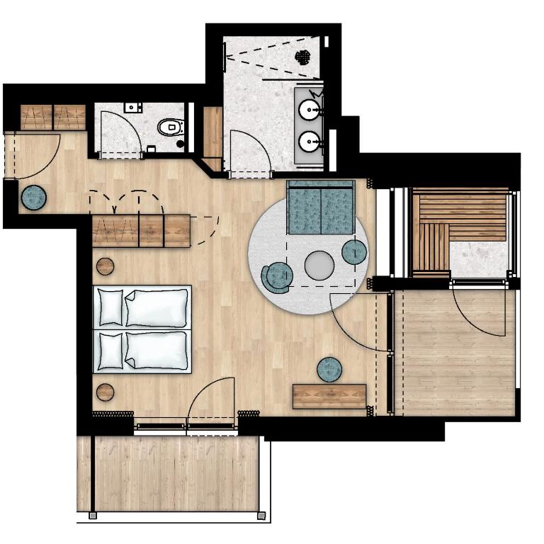 die Aussicht - Suite mit Terrasse - 2