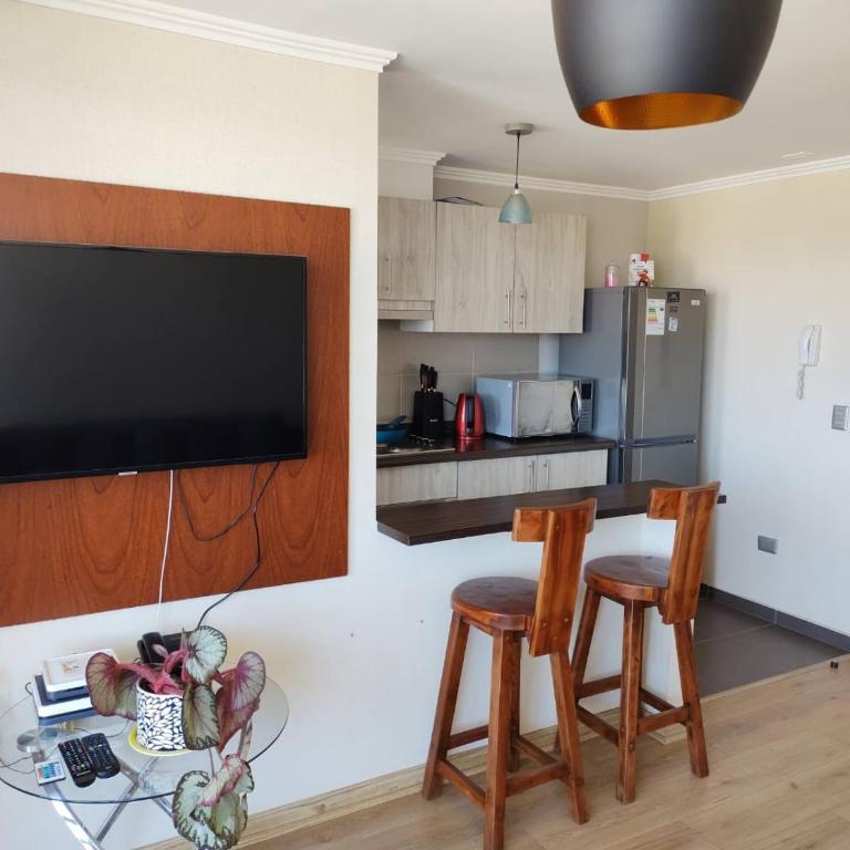 Departamento villarrica con piscina en condominio - Apartamento de 1 dormitorio - 1