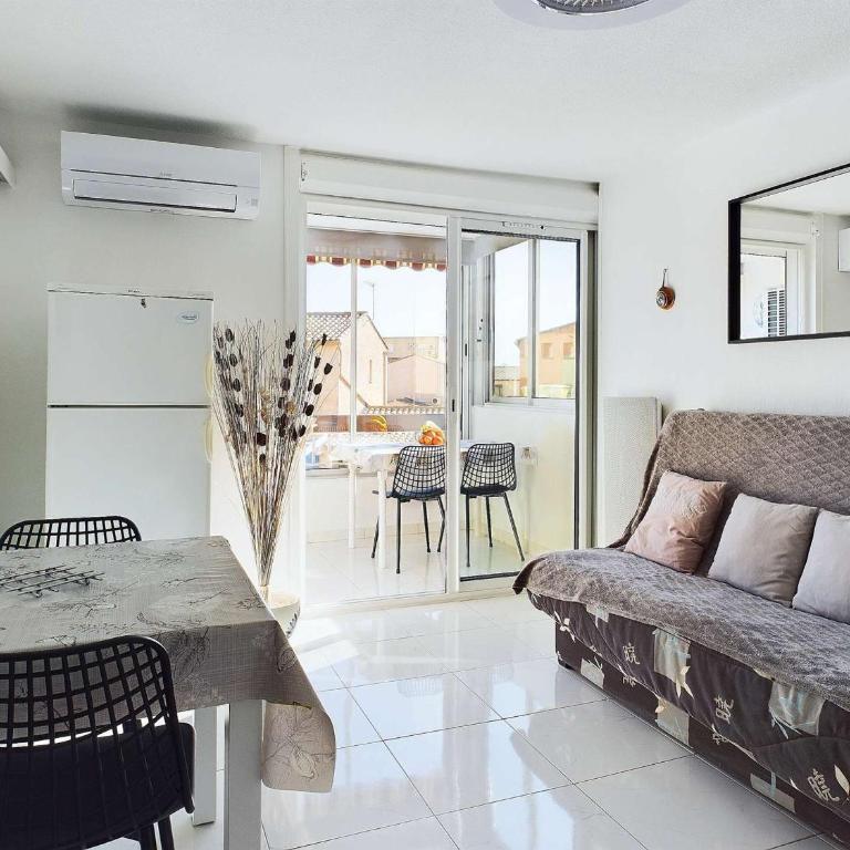 Appartement climatisé 2 pièces + cabine avec parking au cœur de Marseillan-Plage - FR-1-326-847 - Appartement - 2