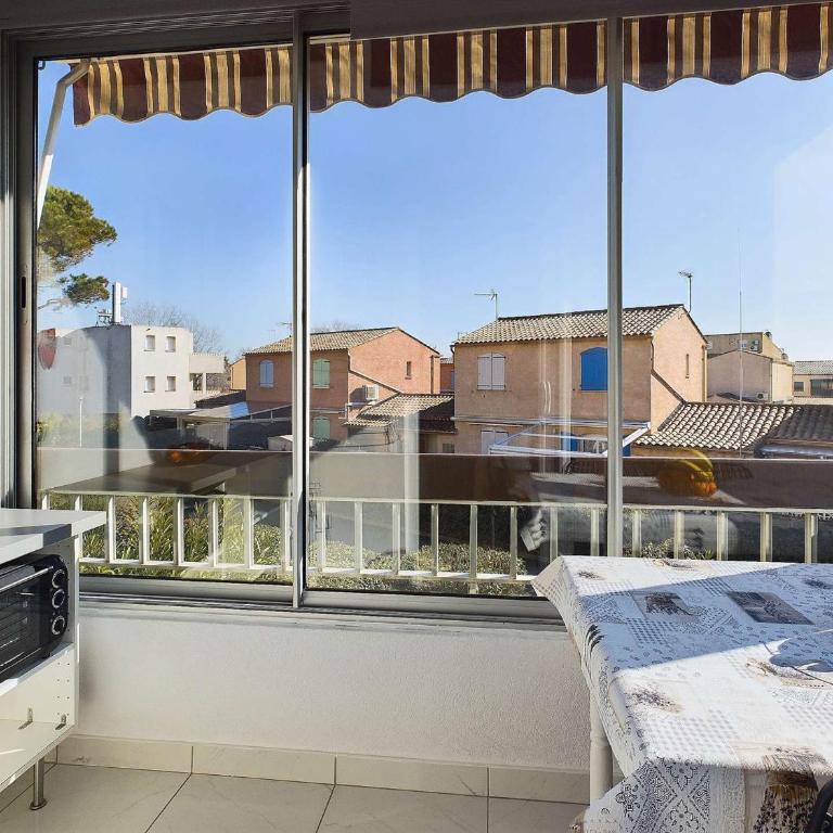 Appartement climatisé 2 pièces + cabine avec parking au cœur de Marseillan-Plage - FR-1-326-847 - Appartement - 8