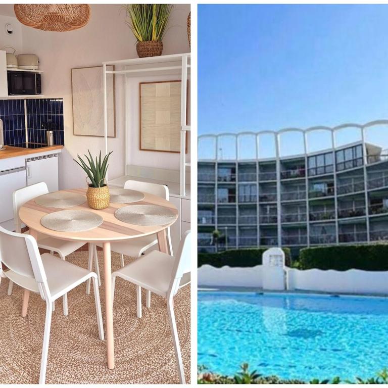 Studio Belles Plages 1 ère ligne climatisé - Appartement 2 Chambres - 14