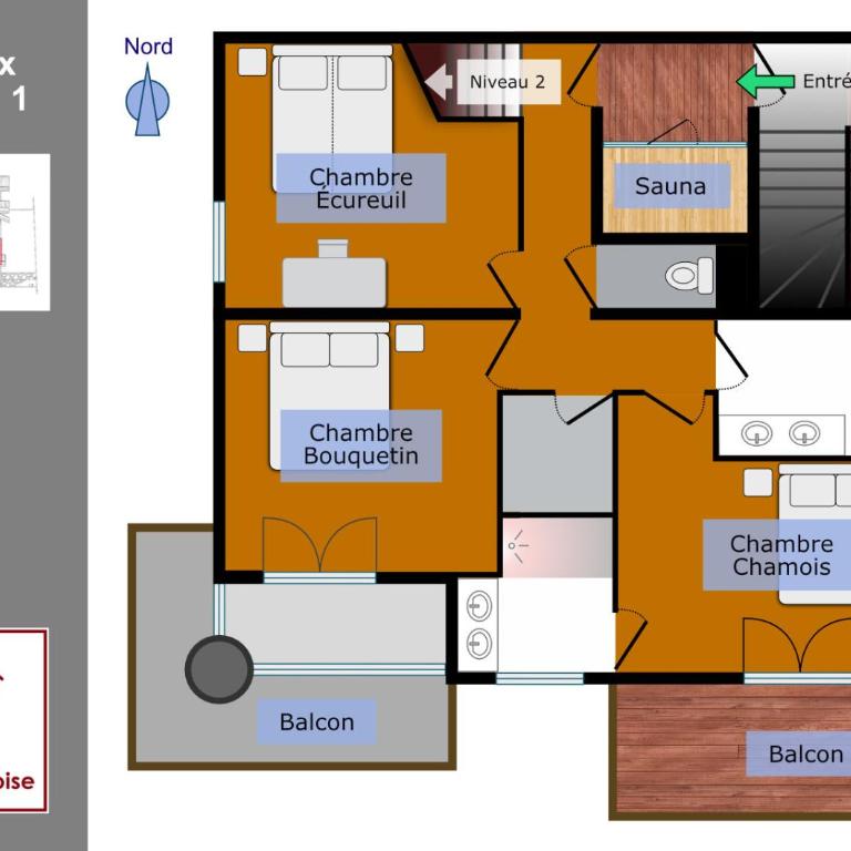 Chalet des Trappeurs Coeur Vanoise 15 persons - Chalet - 22