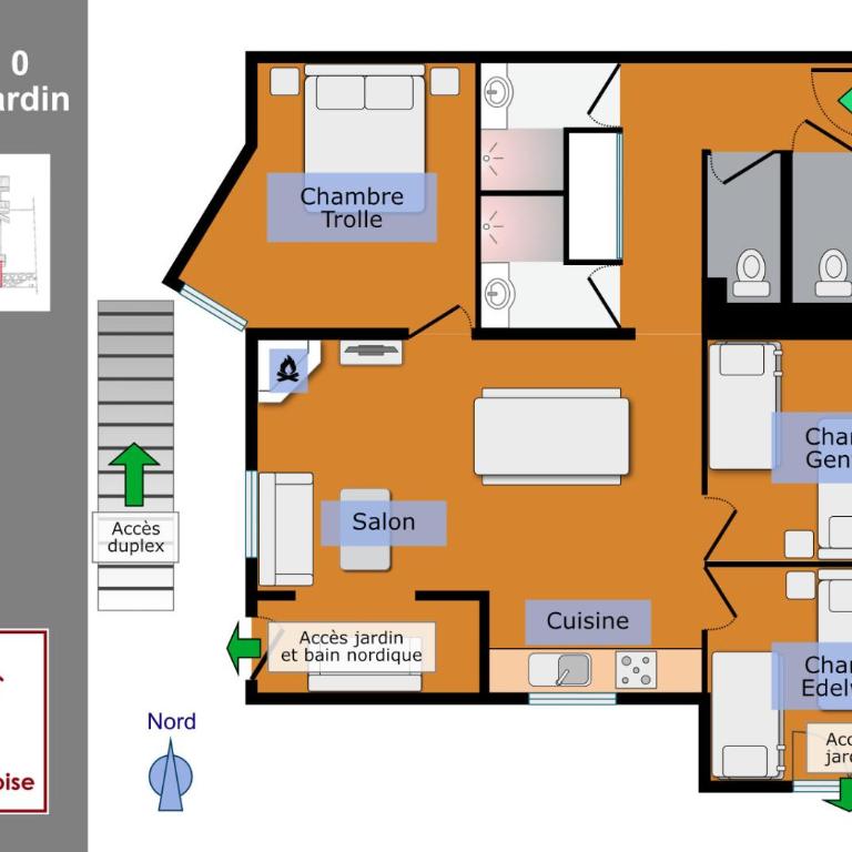 Chalet des Trappeurs Coeur Vanoise 15 persons - Chalet - 37