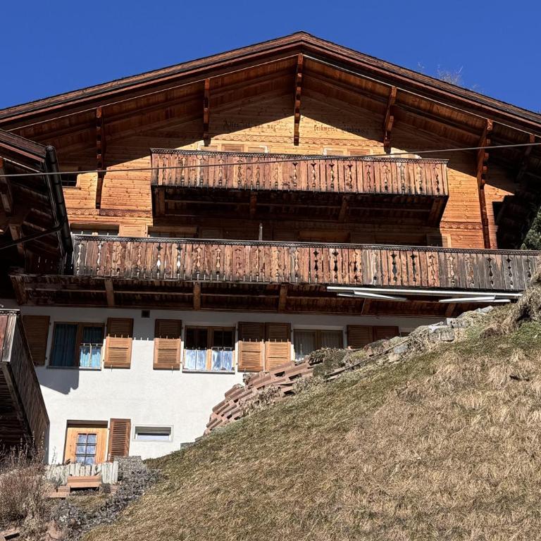 Chalet am Bluemewäg 7 - Apartment mit 1 Schlafzimmer, Balkon und Bergblick - 14