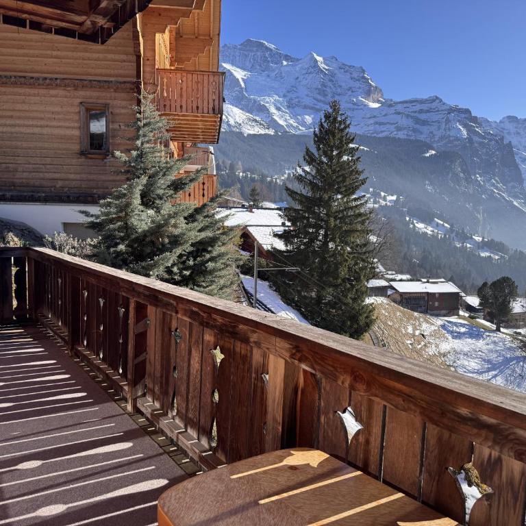 Chalet am Bluemewäg 7 - Apartment mit 1 Schlafzimmer, Balkon und Bergblick - 17