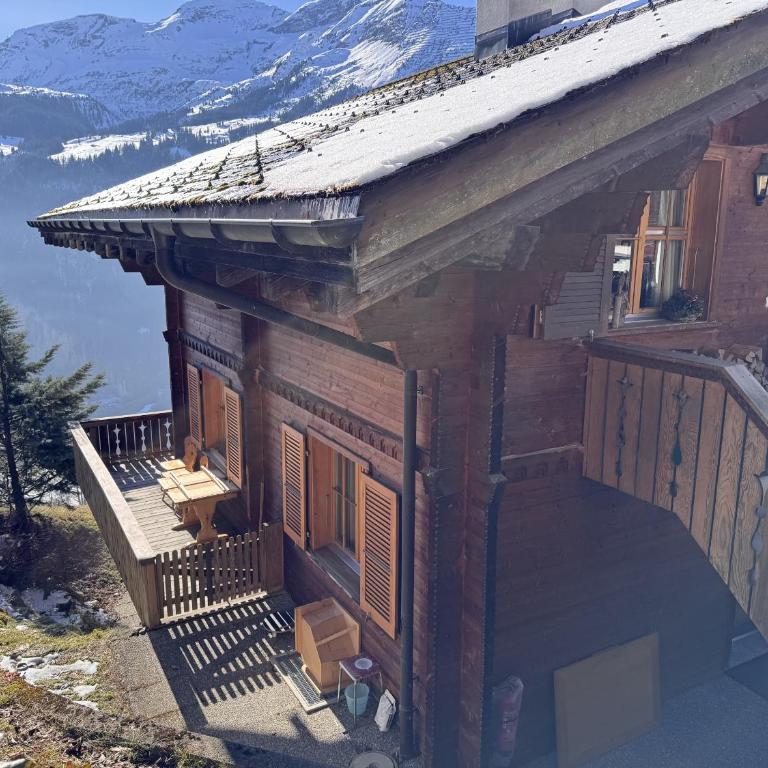 Chalet am Bluemewäg 7 - Apartment mit 1 Schlafzimmer, Balkon und Bergblick - 18
