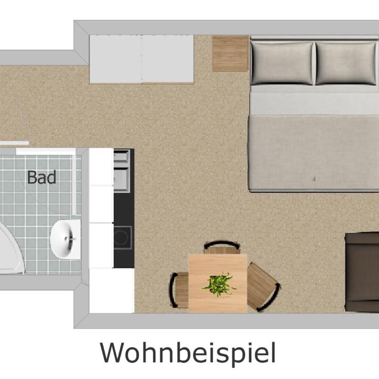Falkner Appartement Resort - Apartment mit 1 Schlafzimmer und Balkon (2 Erwachsene) - 4