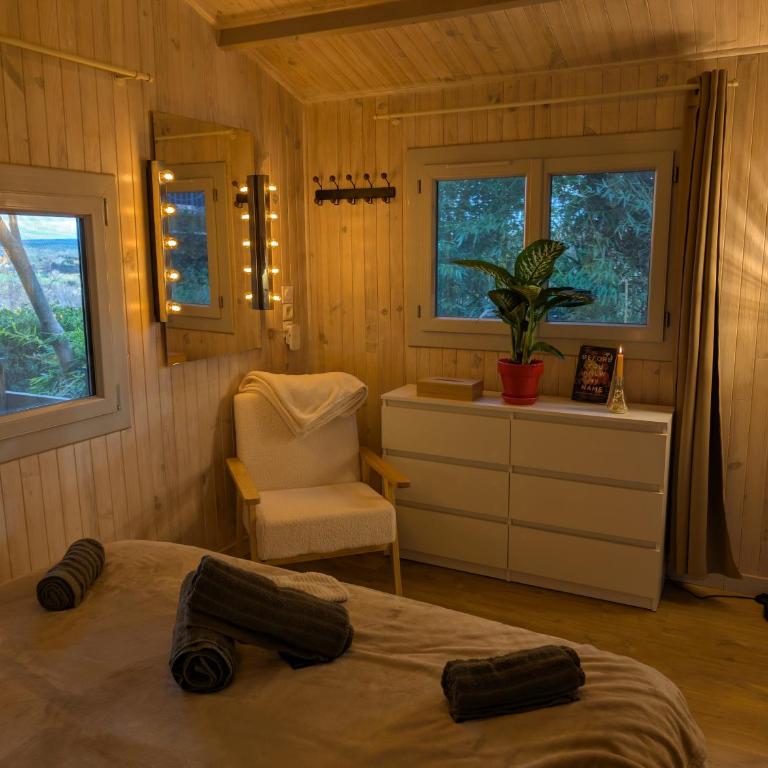 Le Chalet Bleu - jacuzzi - One-Bedroom Apartment - 14