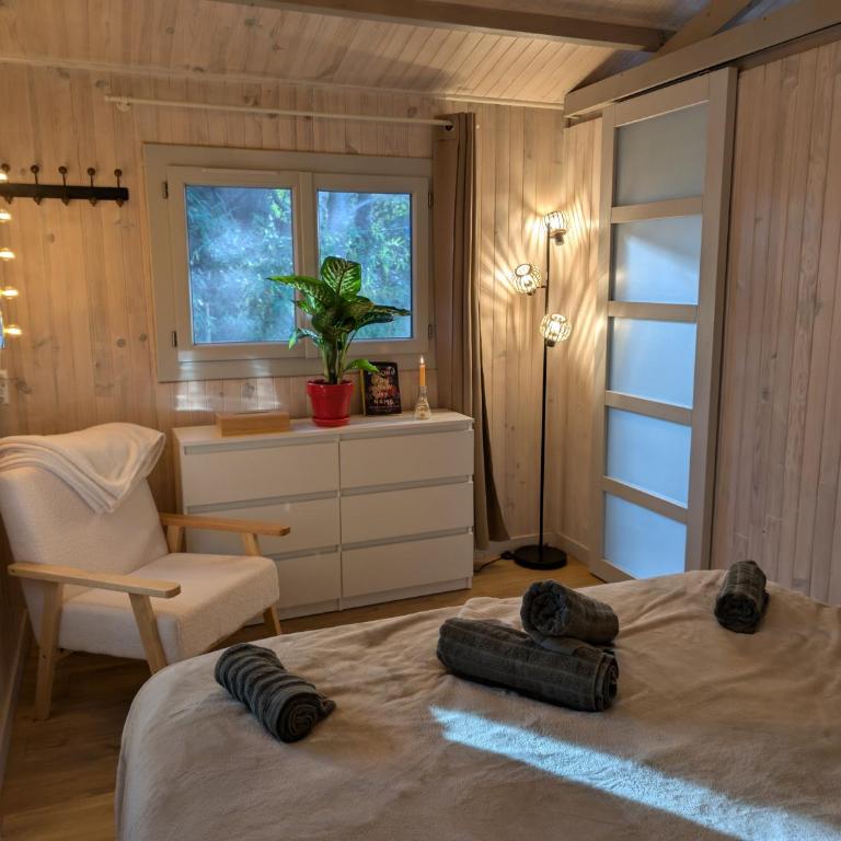 Le Chalet Bleu - jacuzzi - One-Bedroom Apartment - 2