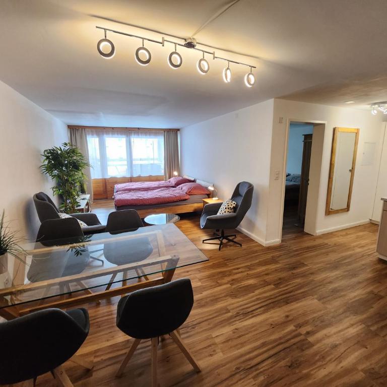 Stilvolles und ruhiges Apartment mit privater 60m2 Sonnenterrasse bei der Parsennbahn - Apartment mit 2 Schlafzimmern und Bergblick - 6
