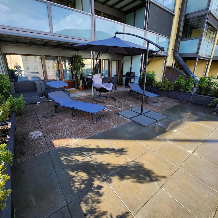 Stilvolles und ruhiges Apartment mit privater 60m2 Sonnenterrasse bei der Parsennbahn - Apartment mit 2 Schlafzimmern und Bergblick - 5