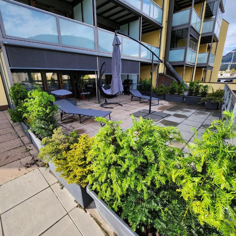 Stilvolles und ruhiges Apartment mit privater 60m2 Sonnenterrasse bei der Parsennbahn - Apartment mit 2 Schlafzimmern und Bergblick - 22