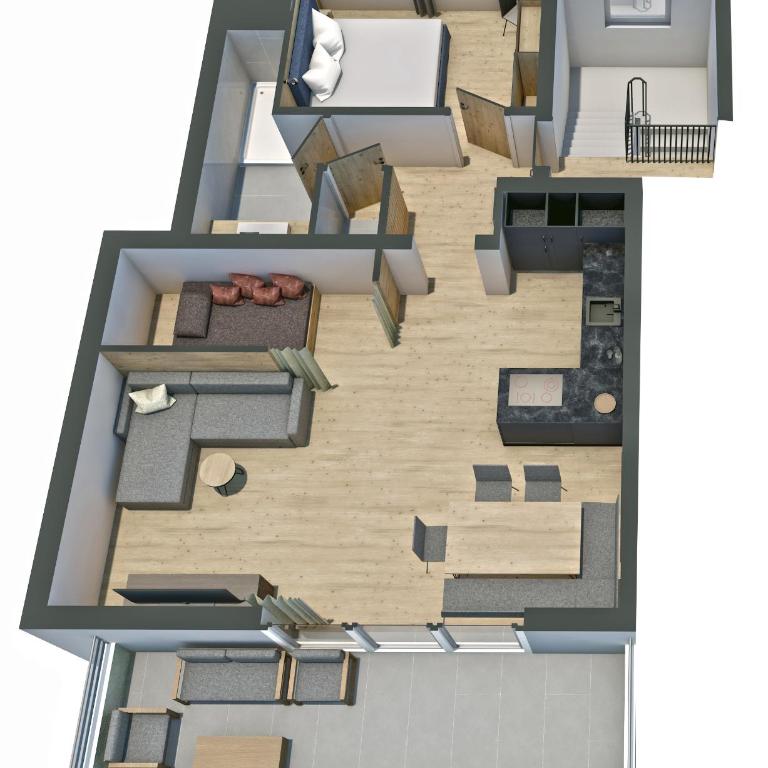 Chalet1500 Apartment Gerlitzen - Ski in - Ski out! - Apartment mit 1 Schlafzimmer, Balkon und Bergblick - 23