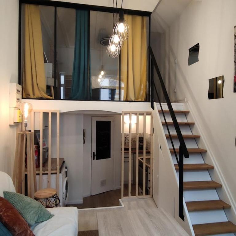 Cozy duplex en RDC hyper centre le Mans gare circuit des 24h - Apartment mit 1 Schlafzimmer - 44