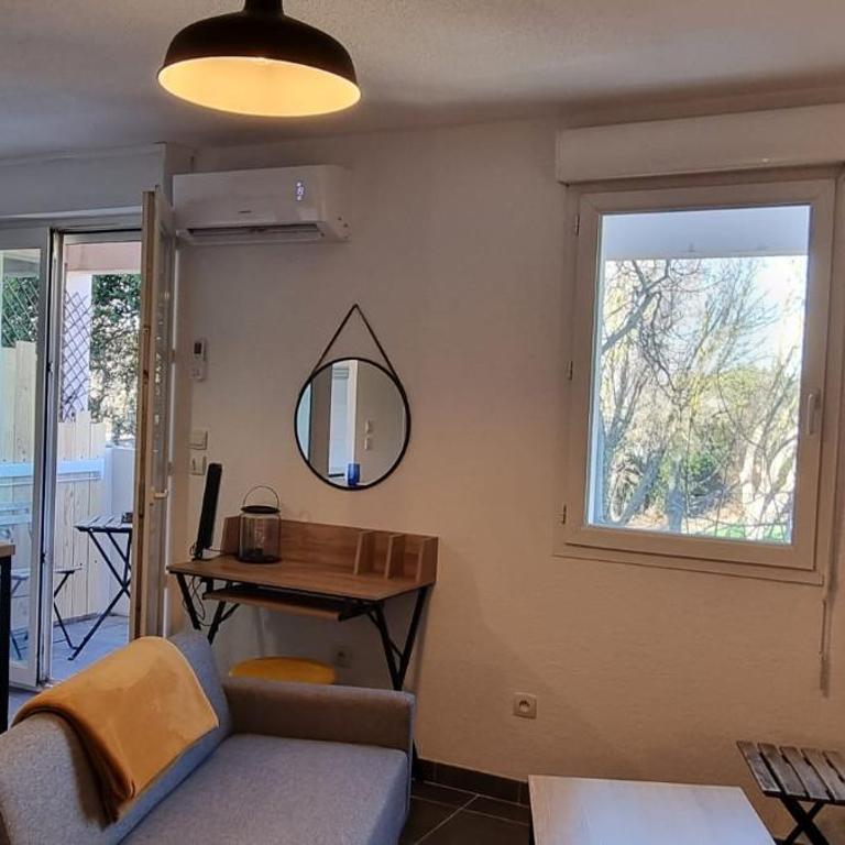 studio cosy classé 2 etoiles narbonne - One-Bedroom Apartment - 4