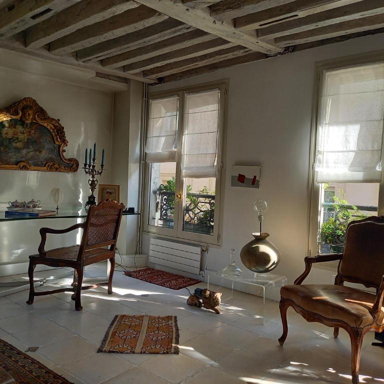 Duplex Terrasse cœur de Paris Montorgueil - Two-Bedroom Apartment - 14