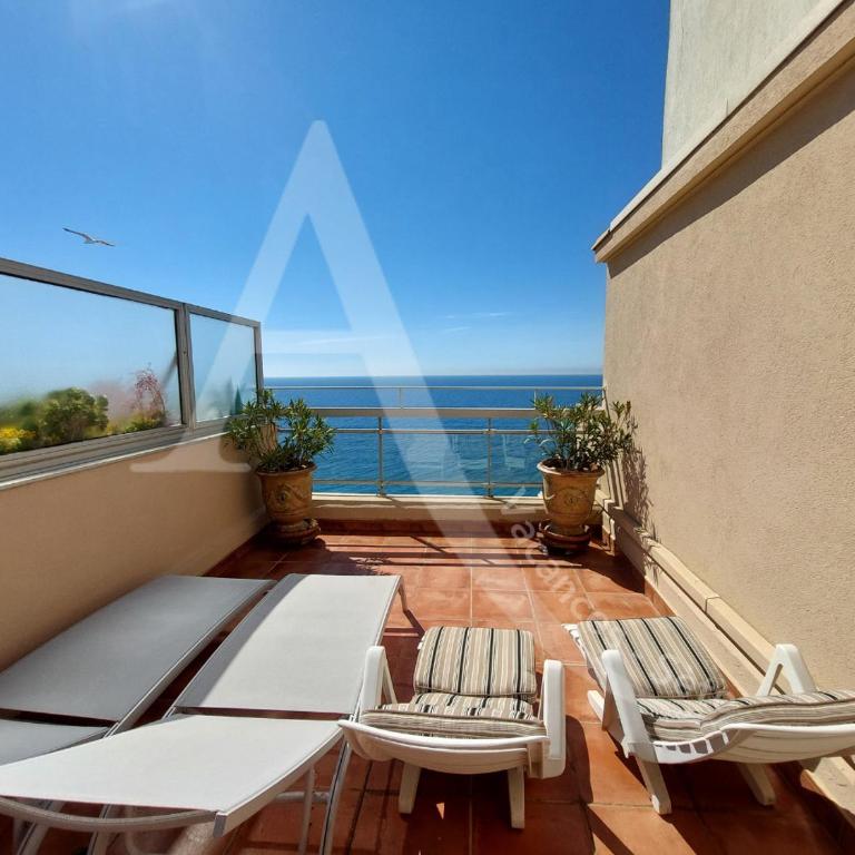 Duplex avec double terrasse 1ere ligne de mer, wifi et climatisation - Apartment mit Meerblick - 4