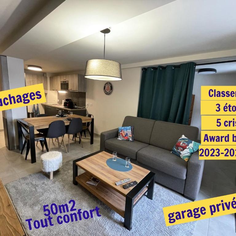 ARC 1800 Appartement 6-8 pers,5 cristaux, avec garage - Appartement 2 Chambres - 1