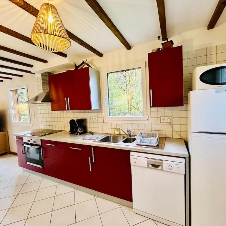 Pré Ferry - gîte au coeur de la nature - Chalet 2 Chambres - 12
